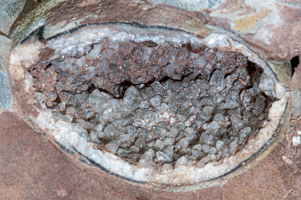 Hadrosaur Egg Fossil Cluster – Rare Late Cretaceous Dinosaur Nest with Crystal Formation