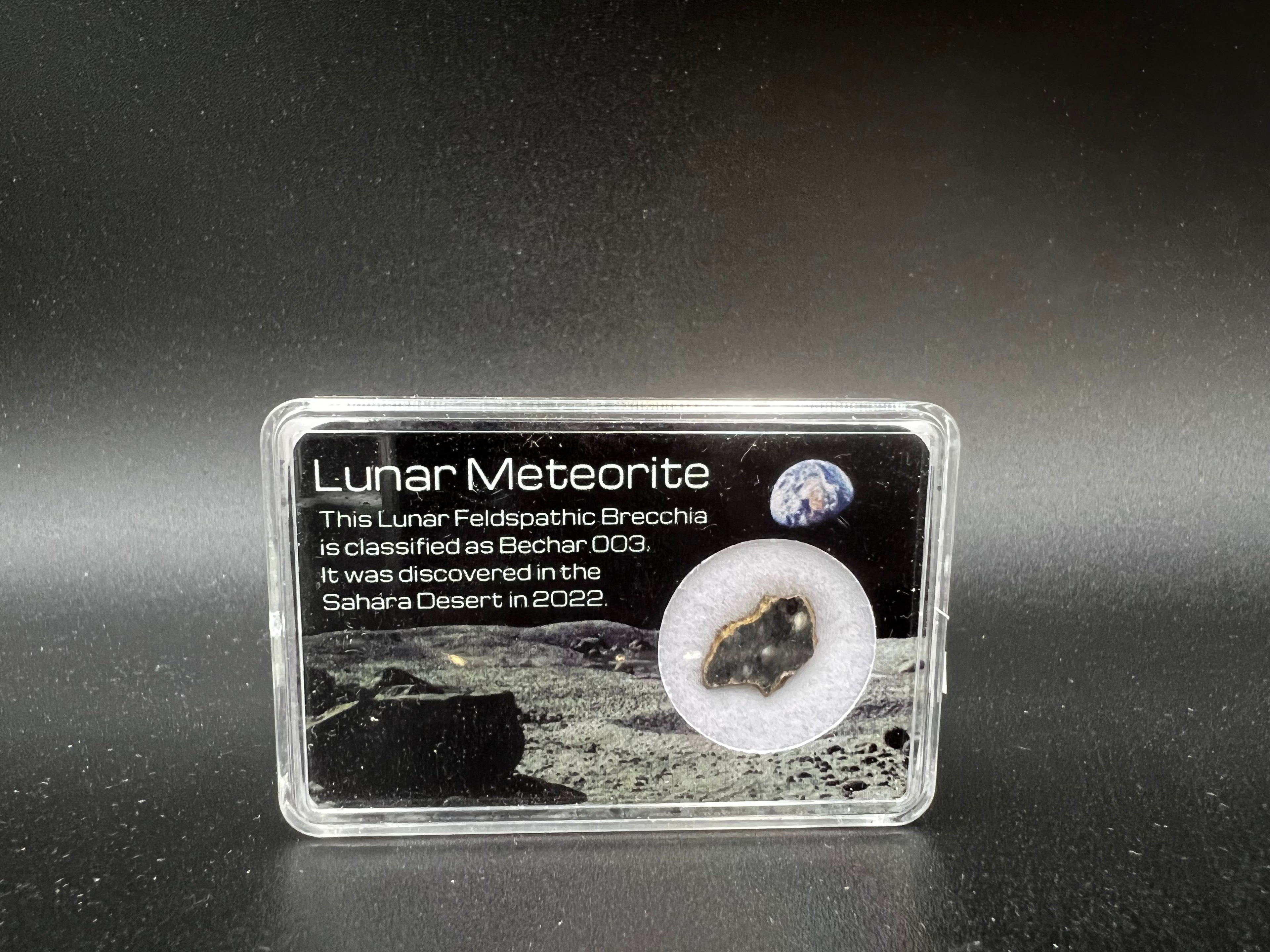 Only 39 USD 🌙 Lunar Meteorite (Bechar 003) | Feldspathic Breccia